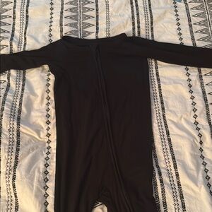 Little Sleepies Classic Black Kids Footie